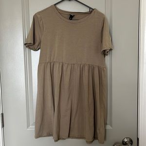 Wild Fable short sleeve mini dress.  Khacki.